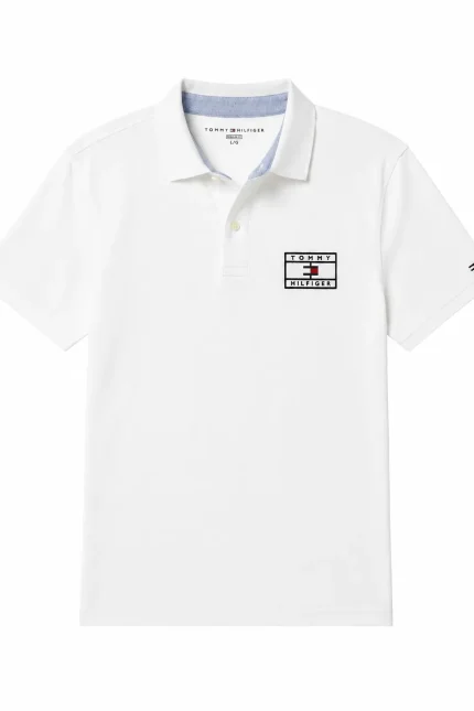 CAMISERO TH BLANCO LOGO REGULAR FIT - L