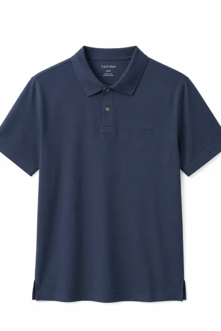 CAMISERO CK AZUL OSCURO REGULAR FIT - S